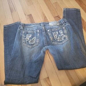 Miss Me Light Blue Straight Leg Jeans